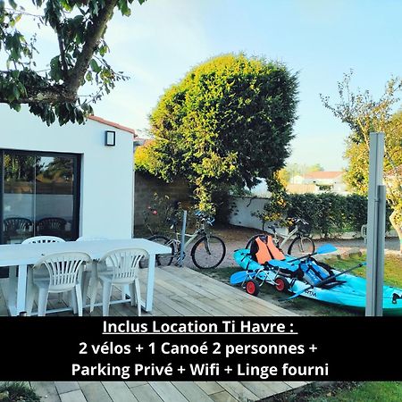 Maison Ti Havre Avec Jardin Prive Dans Village De Pecheurs A Brem Sur Mer ! 外观 照片