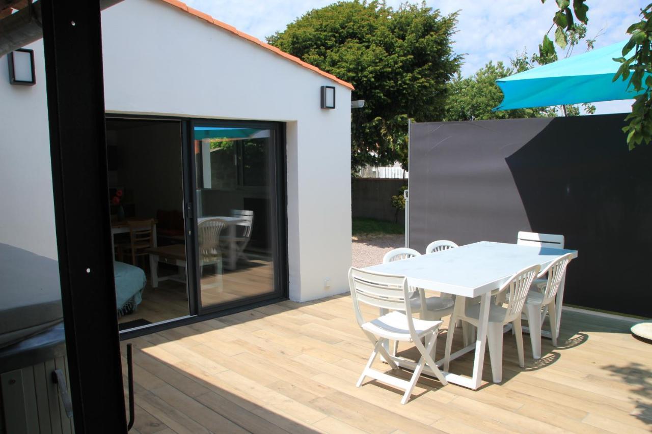 Maison Ti Havre Avec Jardin Prive Dans Village De Pecheurs A Brem Sur Mer ! 外观 照片